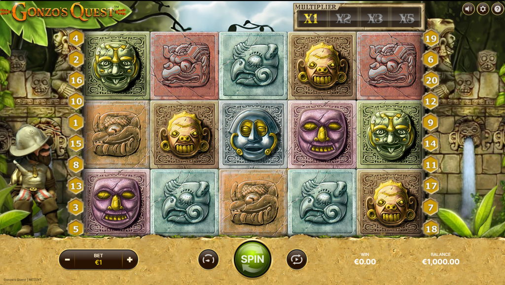 Gonzo’s Quest gameplay