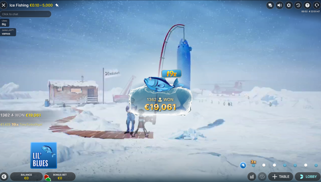 ice fishing win