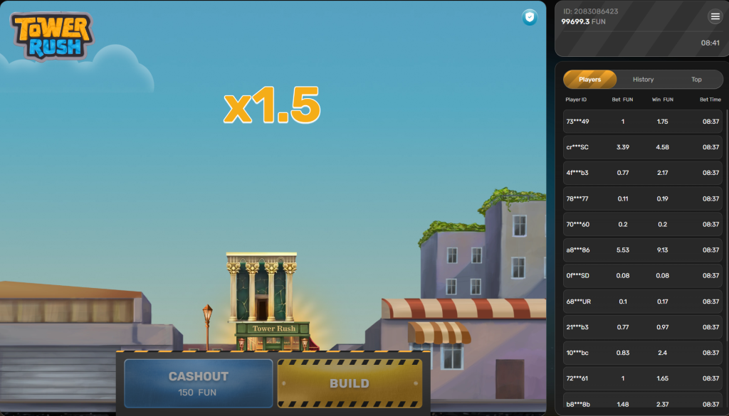 tower rush win