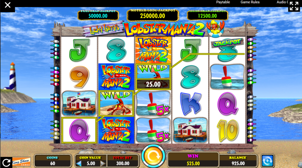 lobstermania win