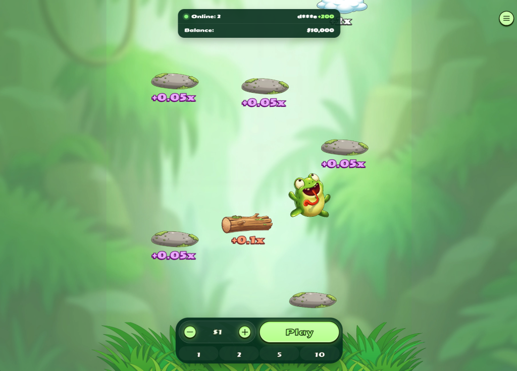 gameplay frogger jump